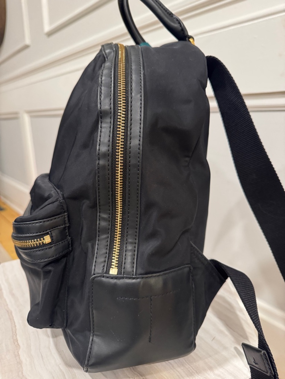 Tory Burch Bag Perry Black Nylon Backpack - Picture 5 of 17